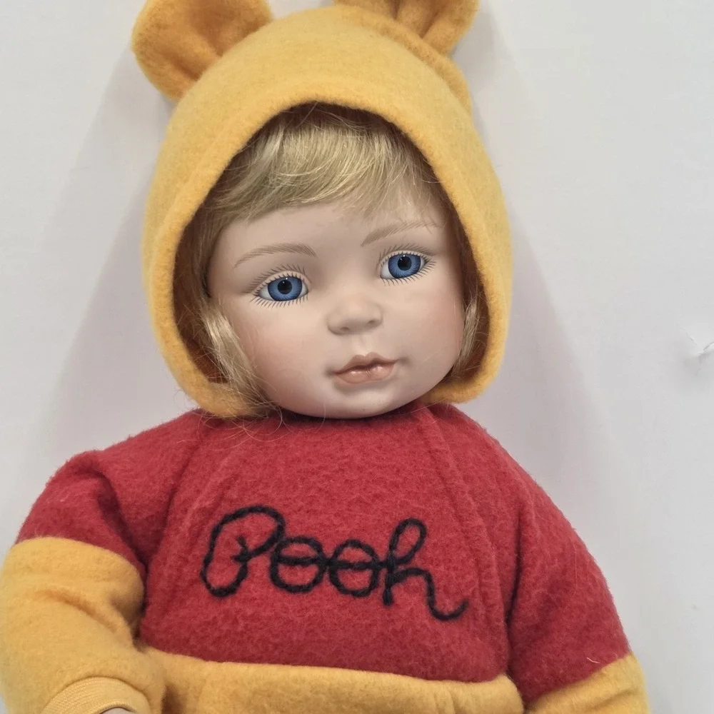 Lot 4 Ashton Drake Disney Porcelain Dolls Cindy McClure Winnie The Pooh 18